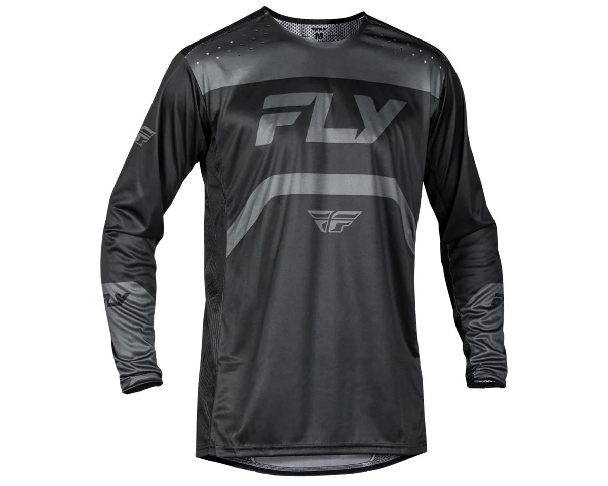 Fly Racing Rayce Long Sleeve Jersey (Black/Charcoal) (S)